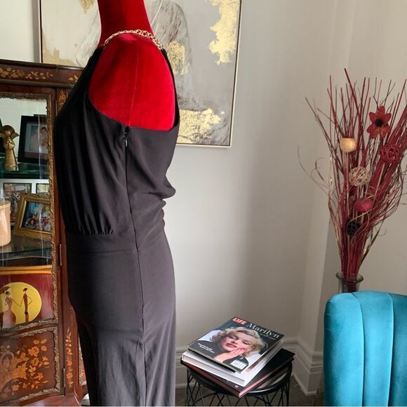 LAUNDRY BY SHELLI SEGAL BLACK JUMPSUIT - Picture 7 of 10